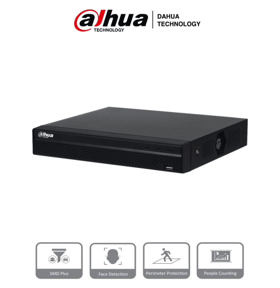 DHT0190009 DHI-NVR4108HS-8P-4KS2/L DAHUA NVR4108HS-8P-4KS2/L