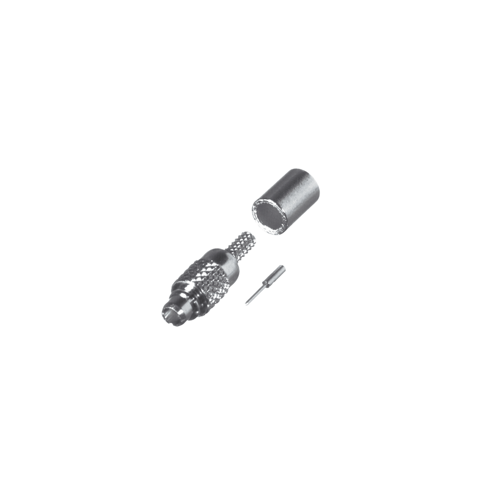 RF INDUSTRIES LTD RMX90001A Conector MMCX Macho de Anillo Pl