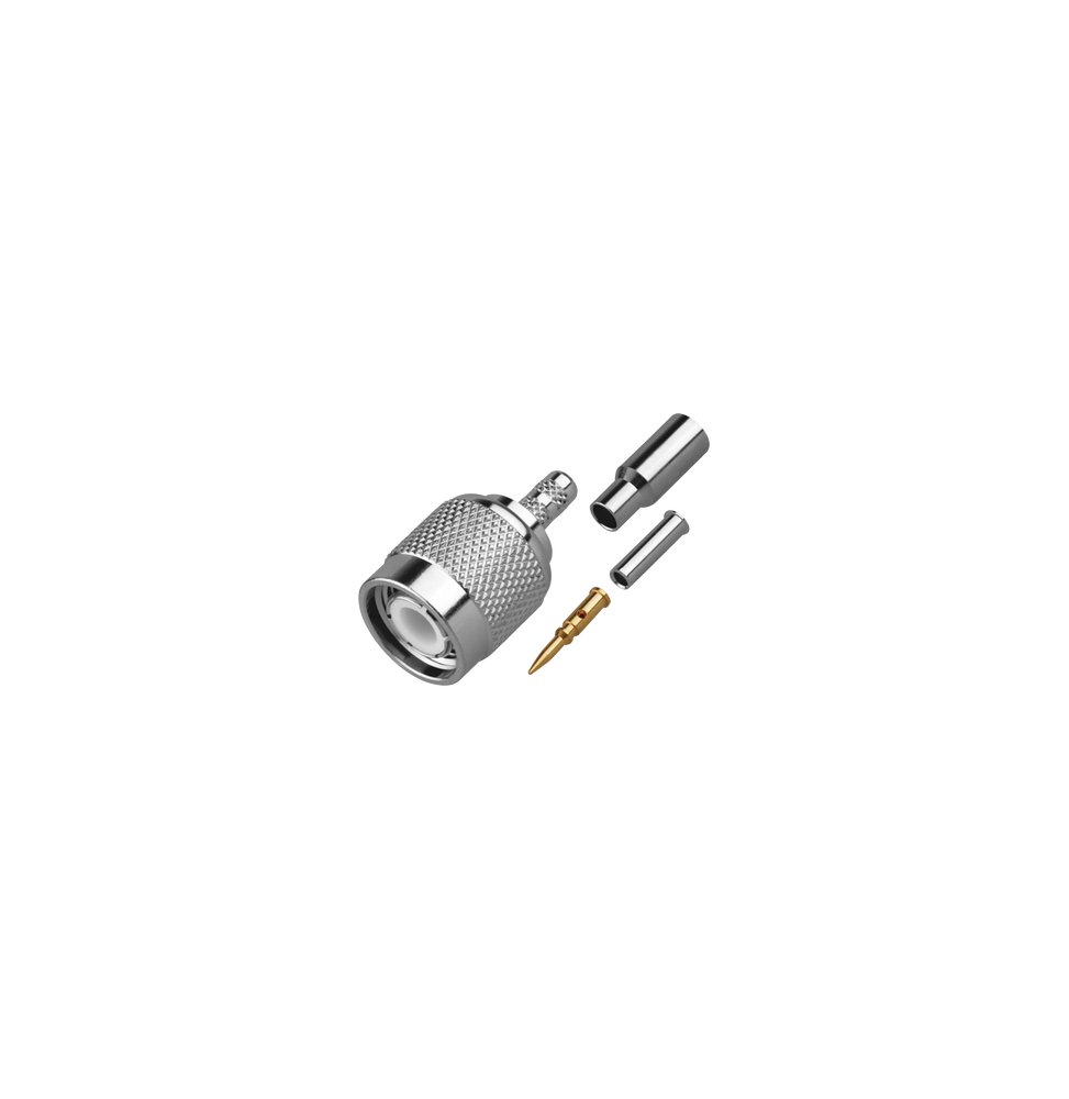 RF INDUSTRIES LTD RFT12027 Conector TNC Macho de Anillo Pleg