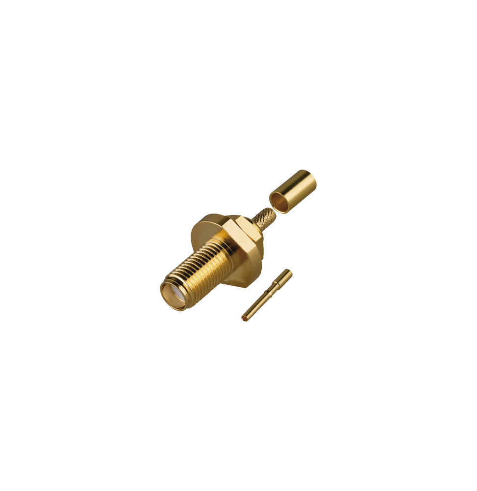 RF INDUSTRIES LTD RT32521B04 Conector SMA Hembra de Rosca Iz