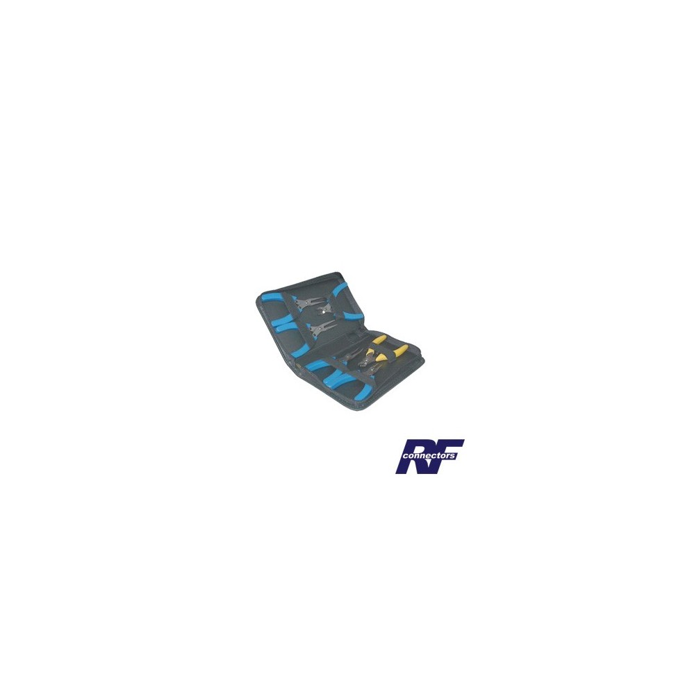 RF INDUSTRIES LTD RFA4081 Juego de 6 piezas. Incluye 4 difer