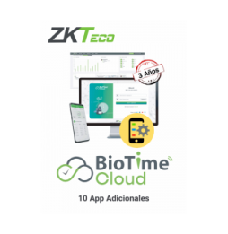 ZKT0820088 LIC000071BTC-ADP103 ZKTECO BIOTIMECLOUDADDAPP10 -