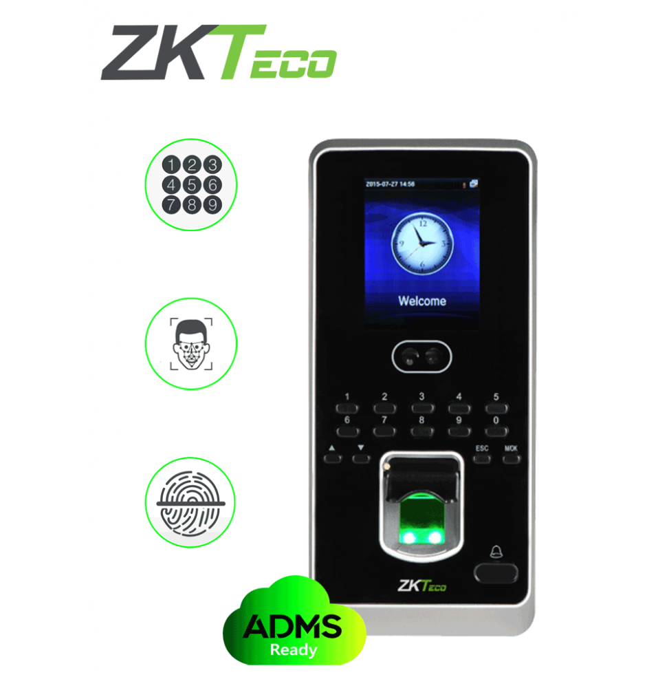 ZKT0700024 Multibio800/ADMS ZKTECO MULTIBIO800 - Terminal Mu