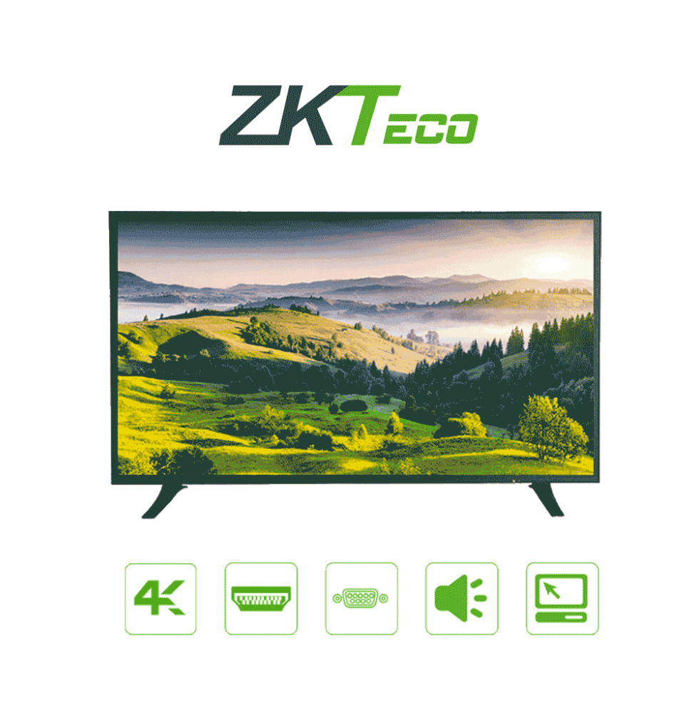 ZKT0520004 ZD43-4K ZKTECO ZD434K-Monitor LED UHD Profesional