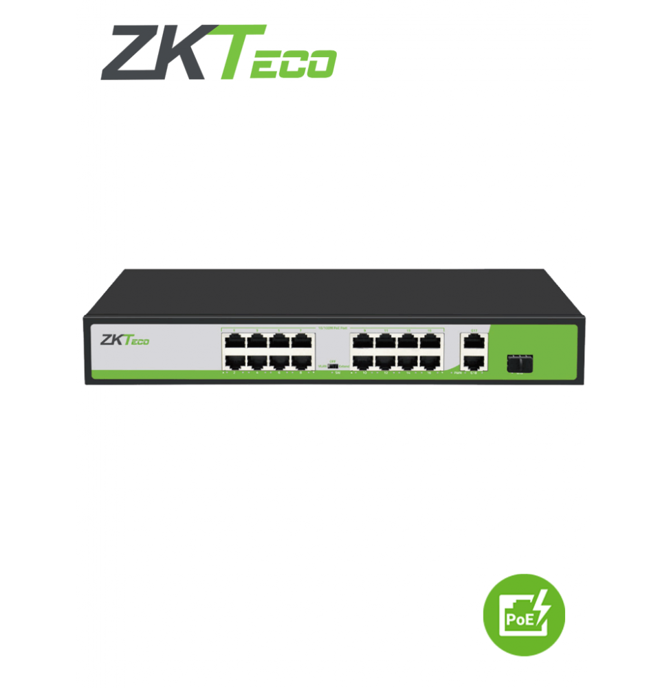 ZKT1850003 PE162-200-C ZKTECO PE162200C - Switch 16 Puertos