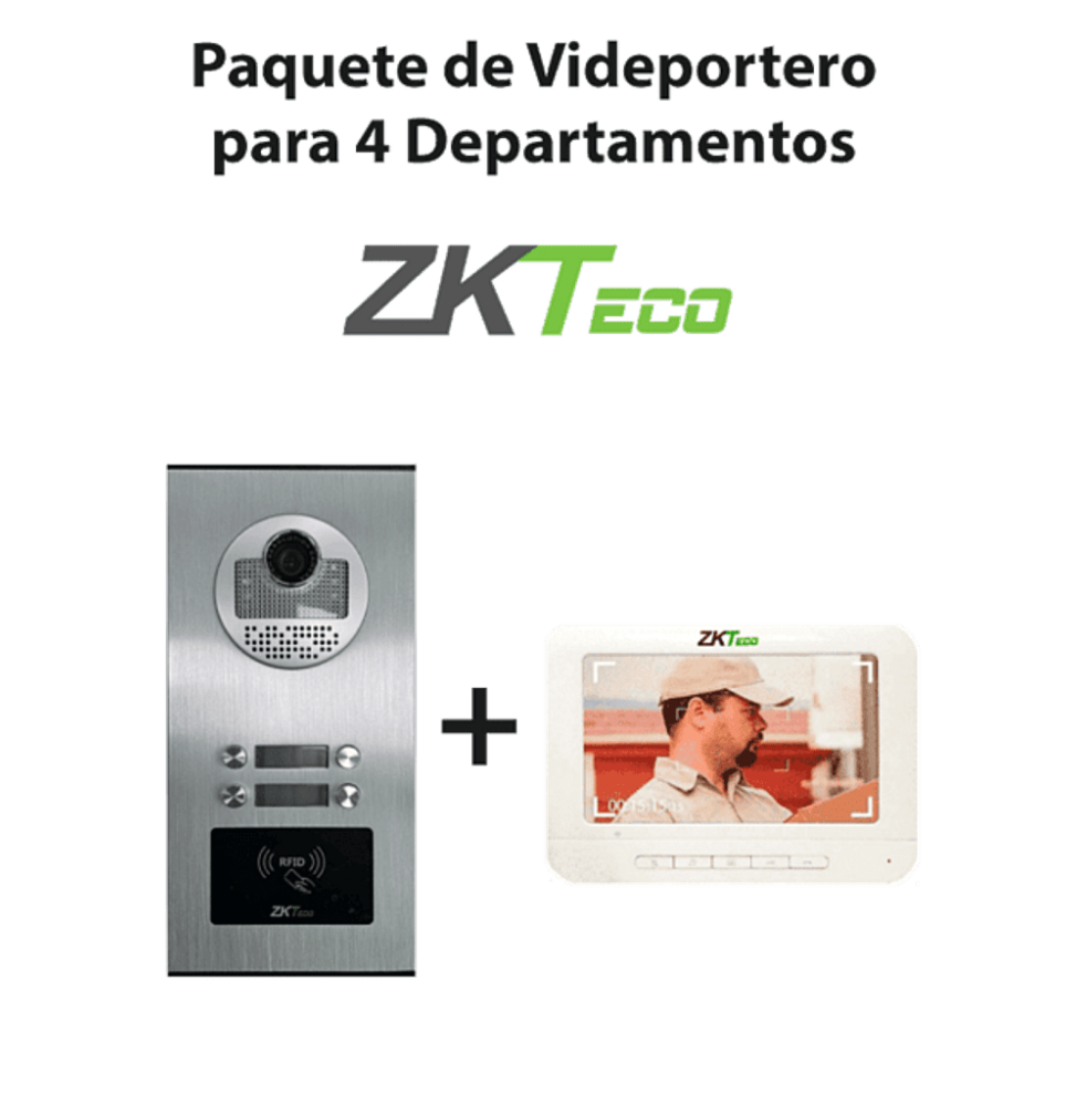 ZKT2170002 VE04A01PAQ7P ZKTeco VE04A01PAQ7P - Paquete de Vid