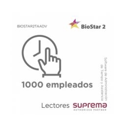 SUPREMA BIOSTAR2TAADV Software de Administracion de Tiempo y