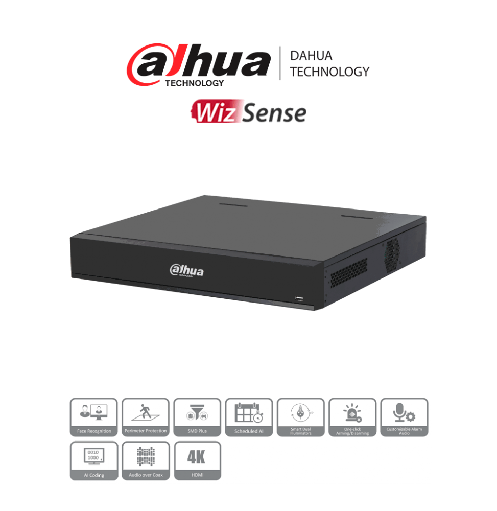 DHT0370045 DH-XVR7416L-4K-I3 DAHUA DH-XVR7416L-4K-I3 - DVR d