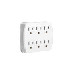 TX PRO TX6OUTLET Multicontacto para pared con 6 contactos co