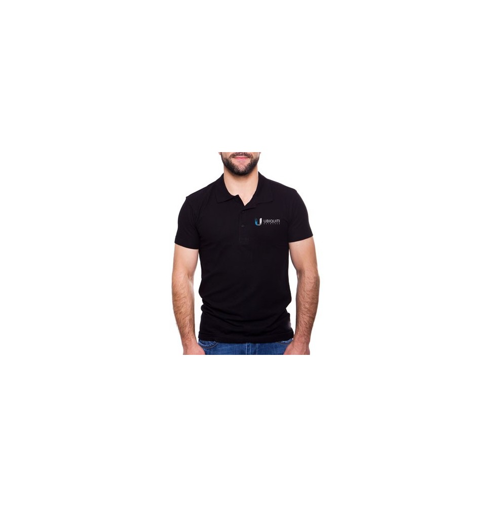 UBIQUITI NETWORKS PLAUNBM Playera Tipo Polo Color Negro UBIQ