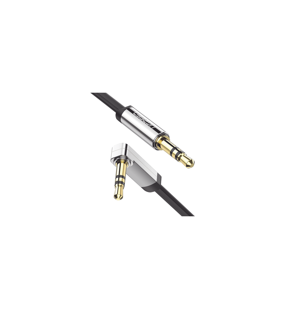 UGREEN 10599 Cable Auxiliar Plano 2 Metros / Conector 3.5mm