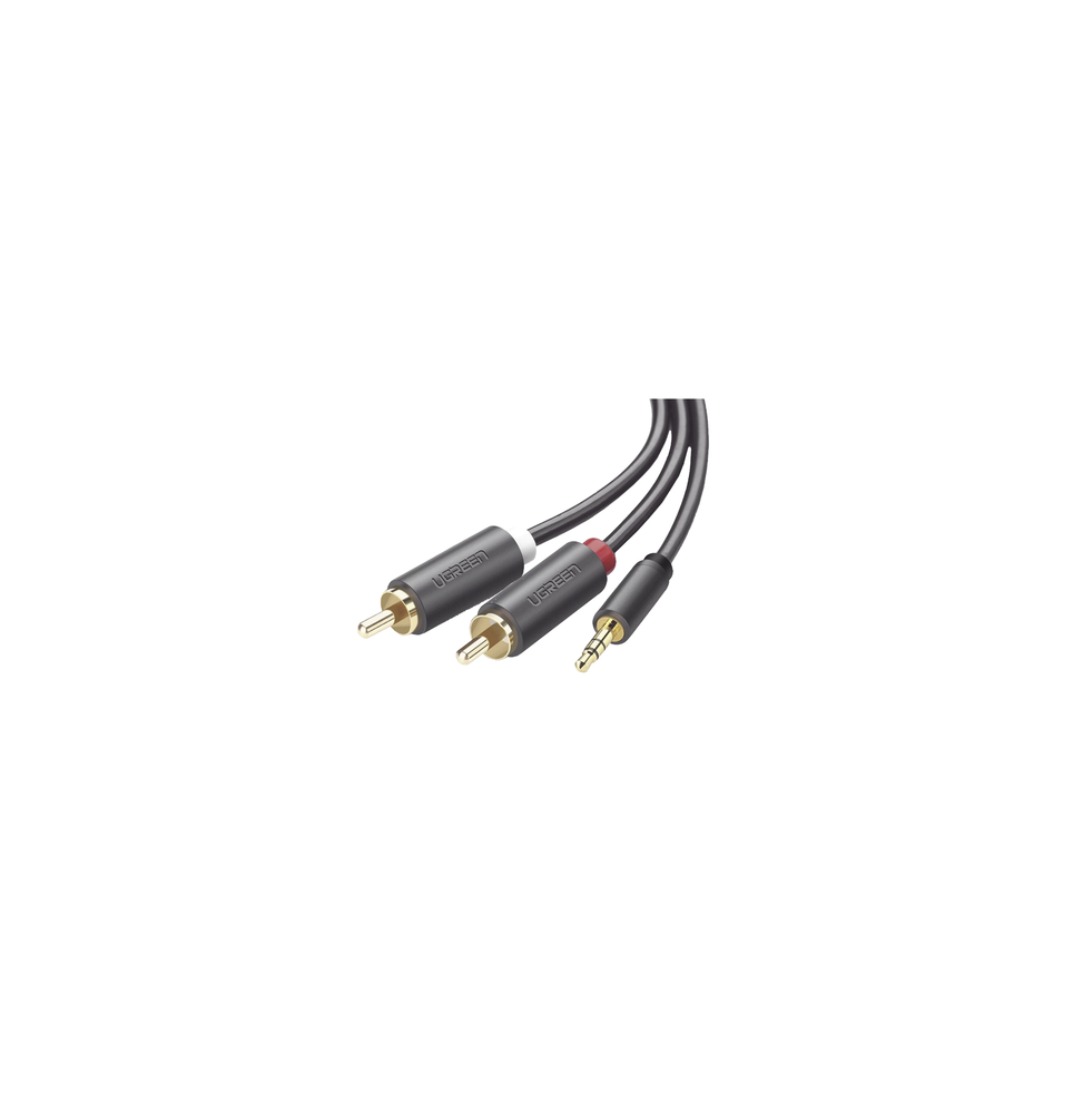 UGREEN 10513 Cable Adaptador de 3.5mm Macho a 2 RCA Macho /