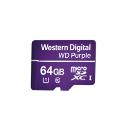 Western Digital (WD) WD64MSD Memoria microSD de 64GB PURPLE