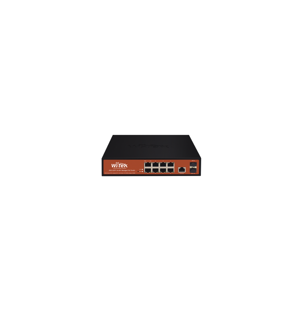 WI-TEK WIPMS310GFALIEN Switch Administrable de 8 puertos Gig