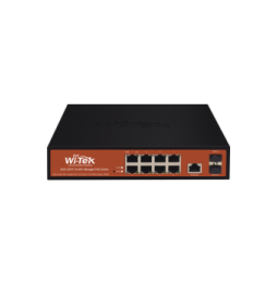 WI-TEK WIPMS310GFALIEN Switch Administrable de 8 puertos Gig