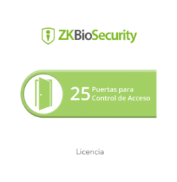 ZKTECO ZKBSAC25 Licencia para ZKBiosecurity permite gestiona