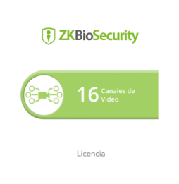 ZKTECO ZKBSVID16CH Licencia para ZKBiosecurity para modulo d