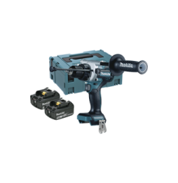 MAKITA DHP486RTJ Taladro combinado BL 18 V LXT 5.0 Ah 130 Nm