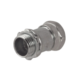 HUBBELL HUB2903 Conector Recto Compresion de Acero Galvaniza