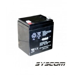 Syscom WP4512P Bateria de Respaldo a 12 Vcc / 4 Ah.