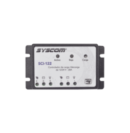 Syscom SCI122 Controlador de Carga y Descarga para Sistemas