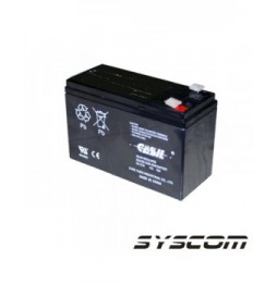 Syscom WP712P Bateria de Respaldo a 12 Vcc / 7 Ah.