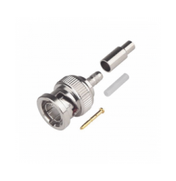 RF INDUSTRIES LTD RFB1707S Conector BNC Macho de Anillo Pleg