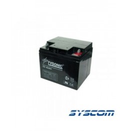 Syscom TY1240 Acumulador 12 Vcc 40 Ah. Tecnologia AGM.