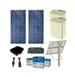 EPCOM POWERLINE PL4POE25 Kit Solar de 25 W con 4 Puertos PoE