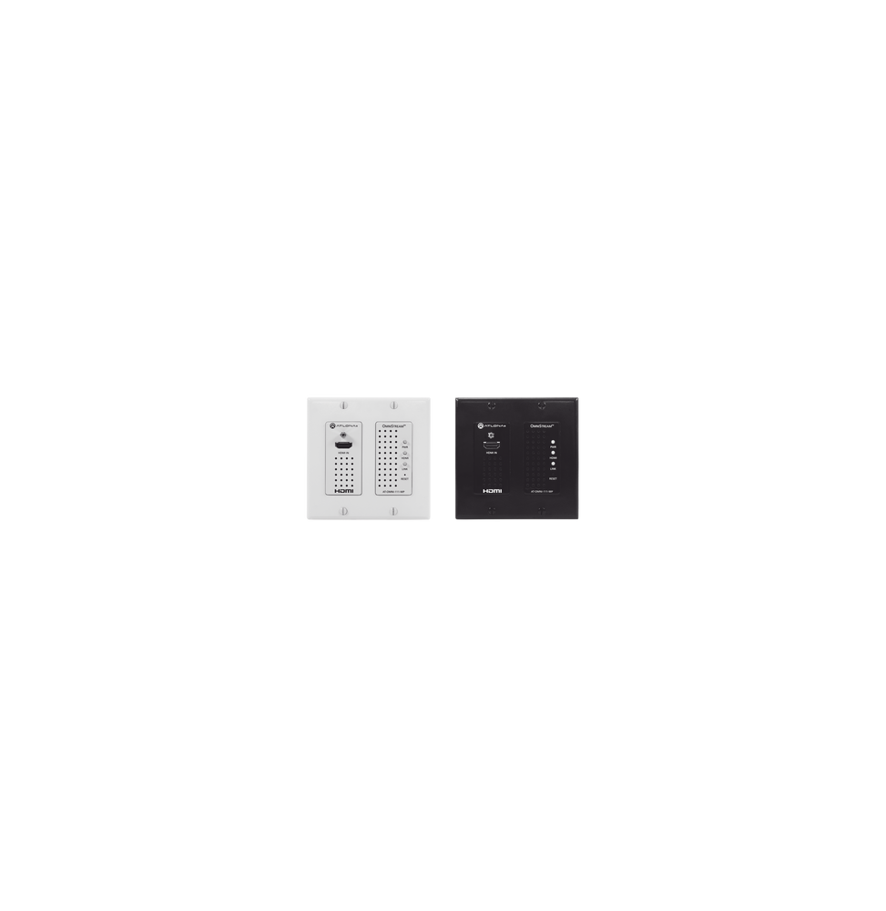ATLONA ATOMNI111WP WALL PLATE SINGLE CHANNEL OMNISTREAM AV O