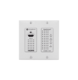 ATLONA ATOMNI111WP WALL PLATE SINGLE CHANNEL OMNISTREAM AV O