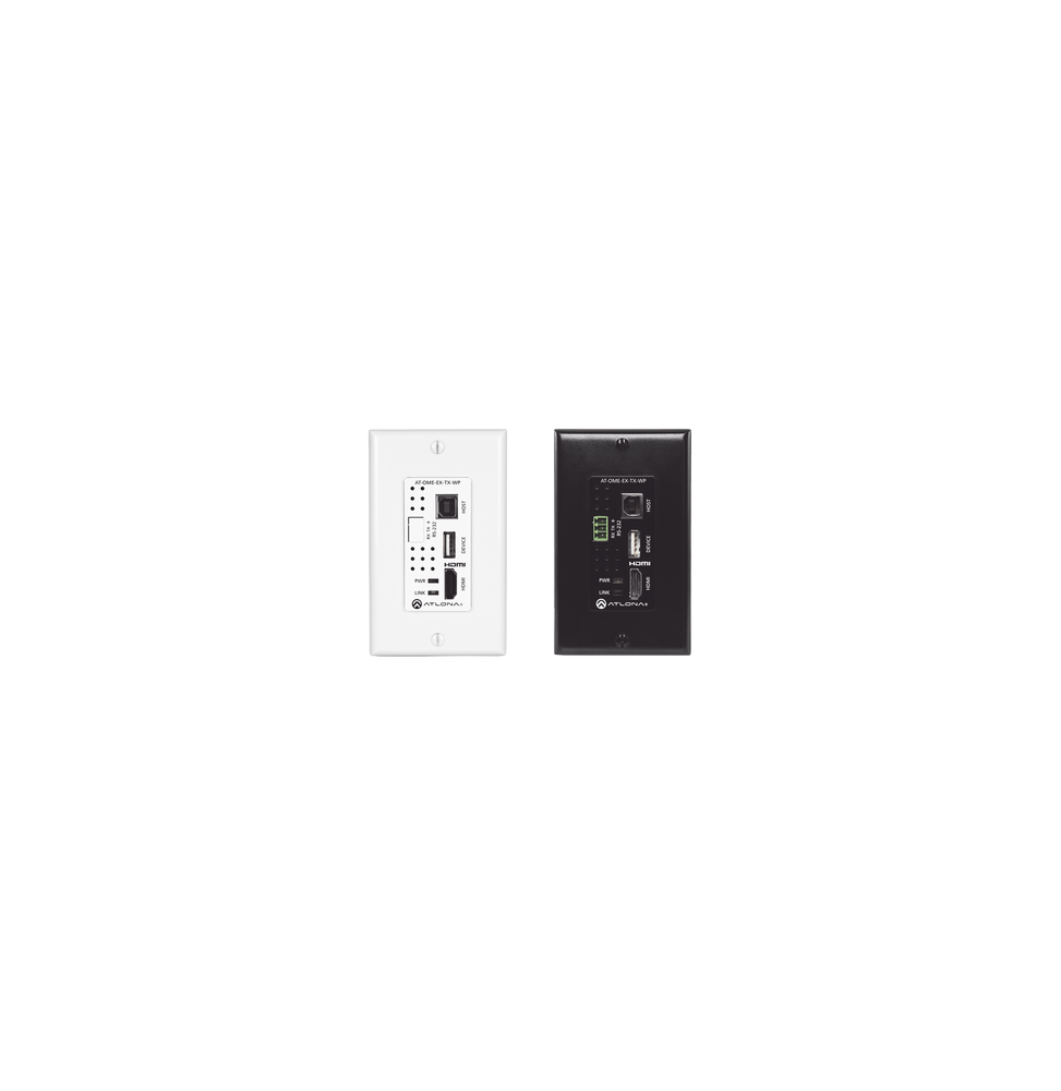 ATLONA ATOMEEXTXWP ATLONA SINGLE GANG TX WALL PLATE WITH USB