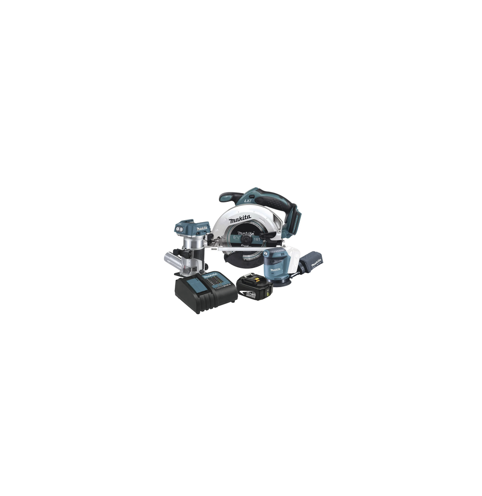 MAKITA DLX3165ST Kit Inalambrico De Carpinteria Sierra Circu