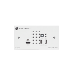 ATLONA ATOMEEXTXWPE ATLONA DUAL- GANG TX WALL PLATE WITH USB