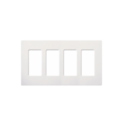 LUTRON ELECTRONICS SC4SW PLACA DE PARED 4 ESPACIOS