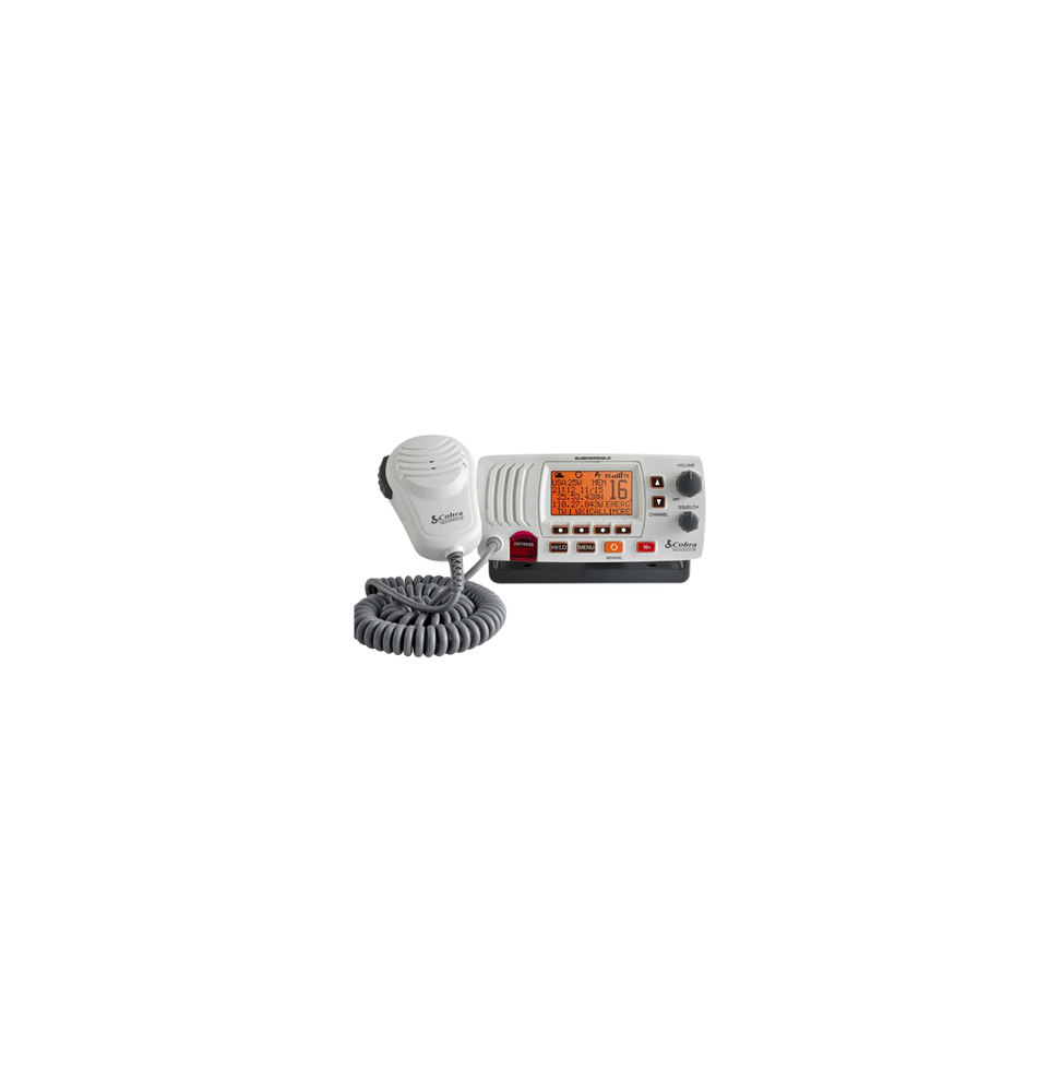 COBRA MRF57W Radio movil marino VHF clase D con funcion de m