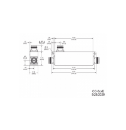 MICROLAB CC605E Acoplador direccional 5dB 617-5925MHz 300W-1