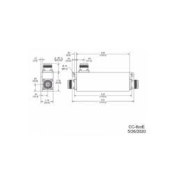 MICROLAB CC615E Acoplador direccional 15dB 617-5925MHz 300W-