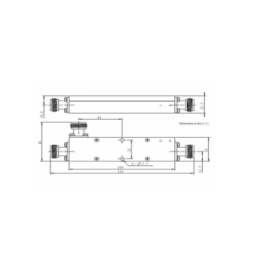 MICROLAB CK54N Acoplador direccional 15dB 694-2700 50W tipo