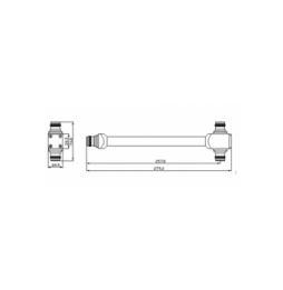 MICROLAB D284KFE DIVISOR REACTIVO DE 2 VIAS 575-2700mhZ 300W