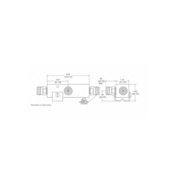 MICROLAB DN04FE 20dB (100:1) Tapper 350-5930MHz 500W -161dBc