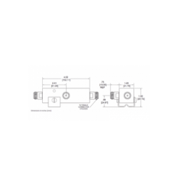 MICROLAB DN04FN Separador 20dB (100:1) Tap 350-5930MHz 500W