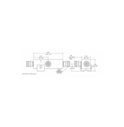 MICROLAB DN54FE SEPARADOR 6dB (4:1) Tap 350-5930MHz 500W -16