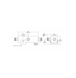 MICROLAB DN54FN SEPARADOR 6dB (4:1) Tap 350-5930MHz 500W -16