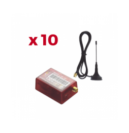 M2M SERVICES KIT10MN01 KIt de 10 Comunicadores de Alarma MN0