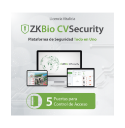 ZKTECO ZKCVACP5 Licencia para ZKBio CVsecurity permite gesti