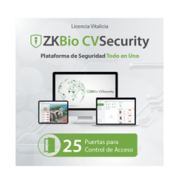 ZKTECO ZKCVACP25 Licencia para ZKBio CVsecurity permite gest