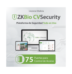 ZKTECO ZKCVACP75 Licencia para ZKBio CVsecurity permite gest