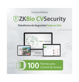 ZKTECO ZKCVACP100 Licencia para ZKBio CVsecurity permite ges