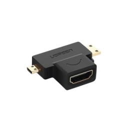 UGREEN 20144 Adaptador Micro  Mini HDMI Macho a HDMI Hembra